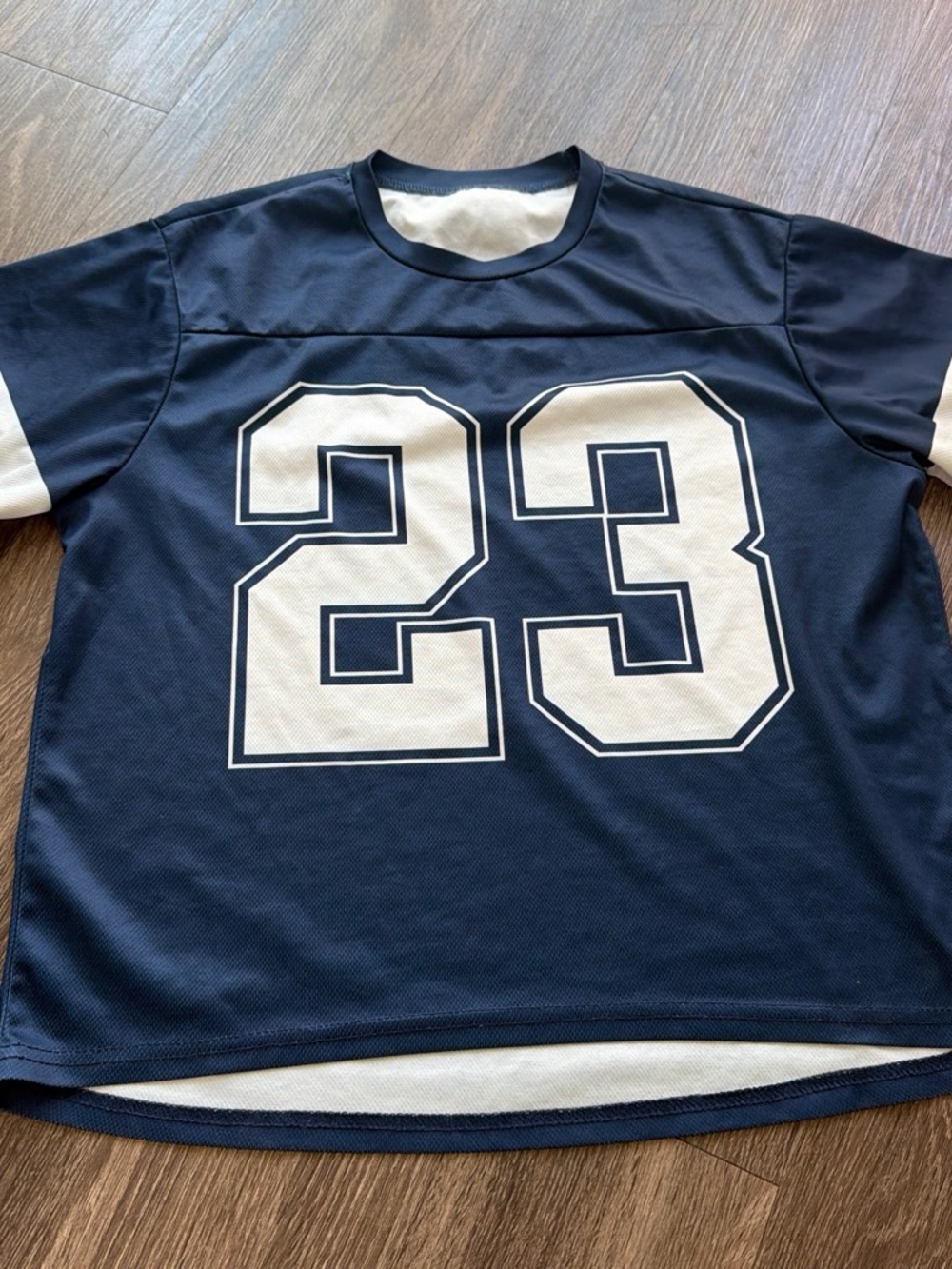 Navy blue jersey size small